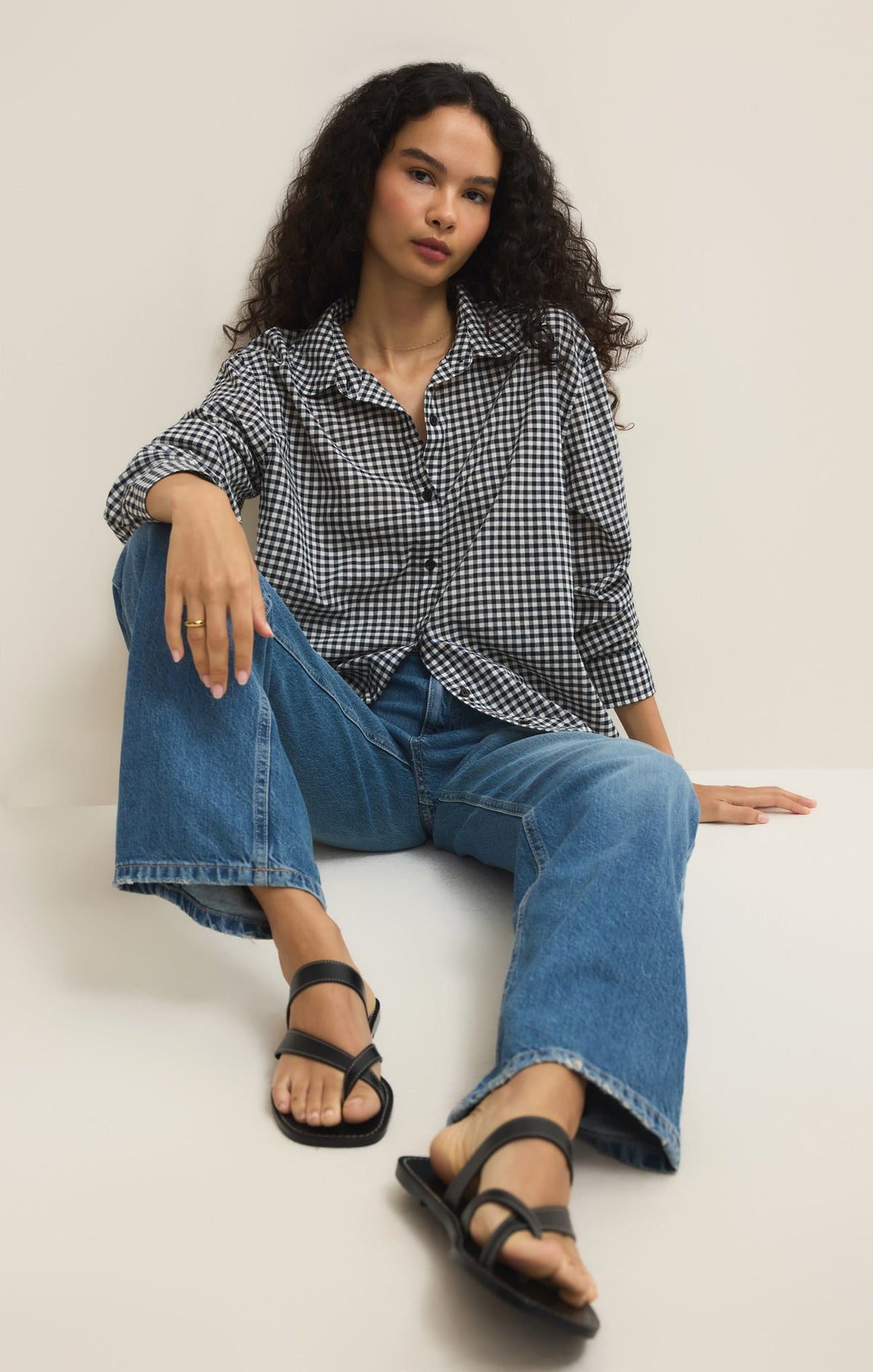 Seaport Gingham Button Up