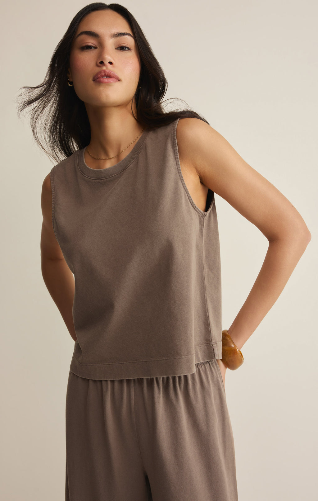 Sloane Cotton Jersey Tank