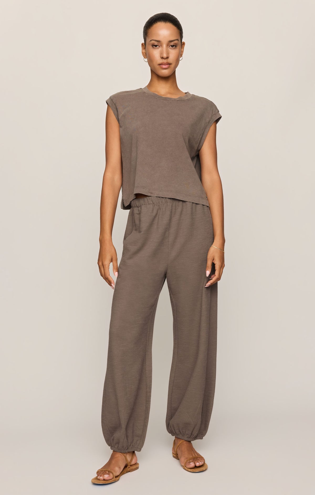 Deena Balloon Knit Jogger
