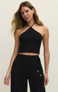 Lydia Cropped Halter Top