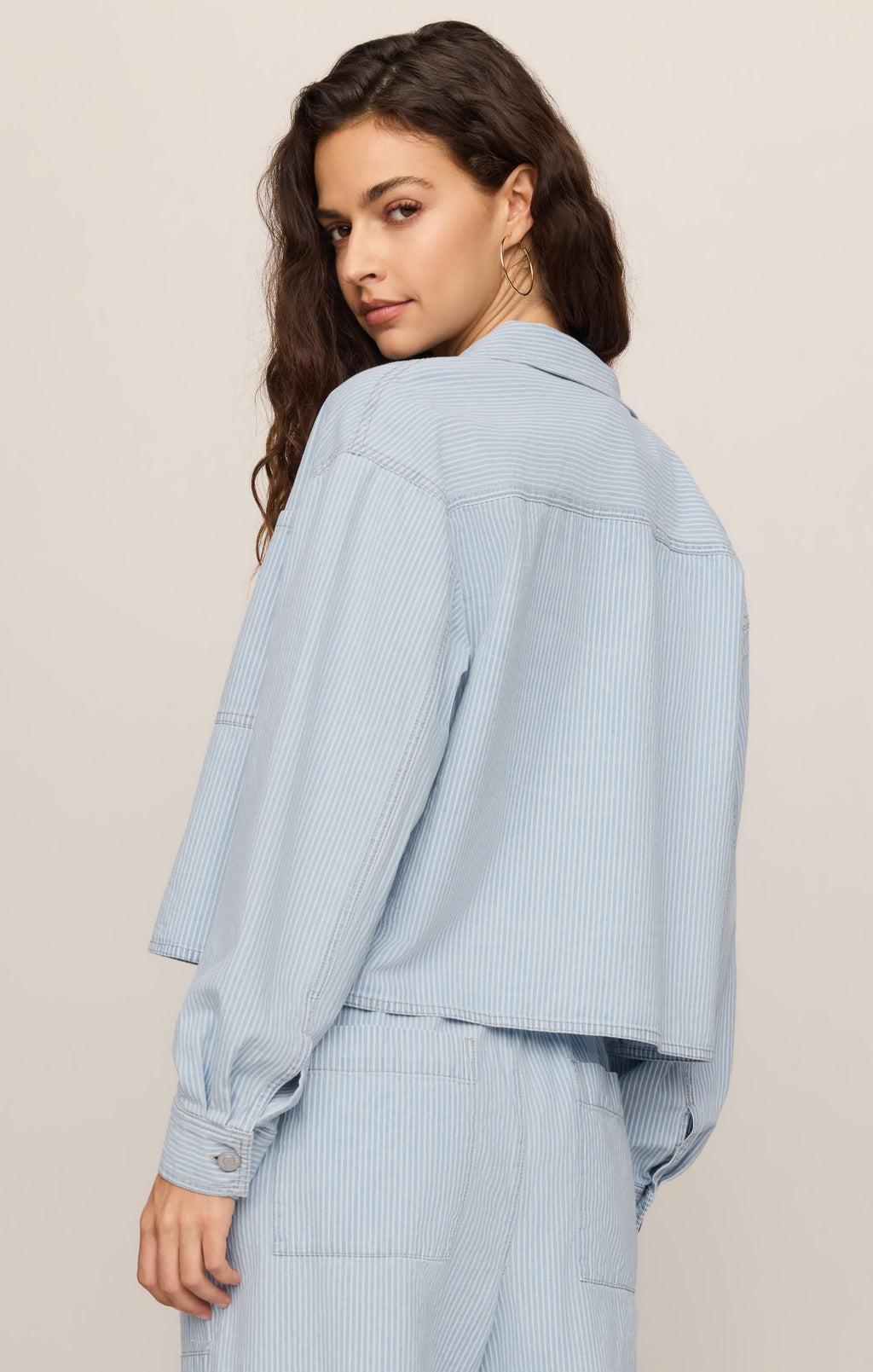Erin Soft Denim Railroad Jacket