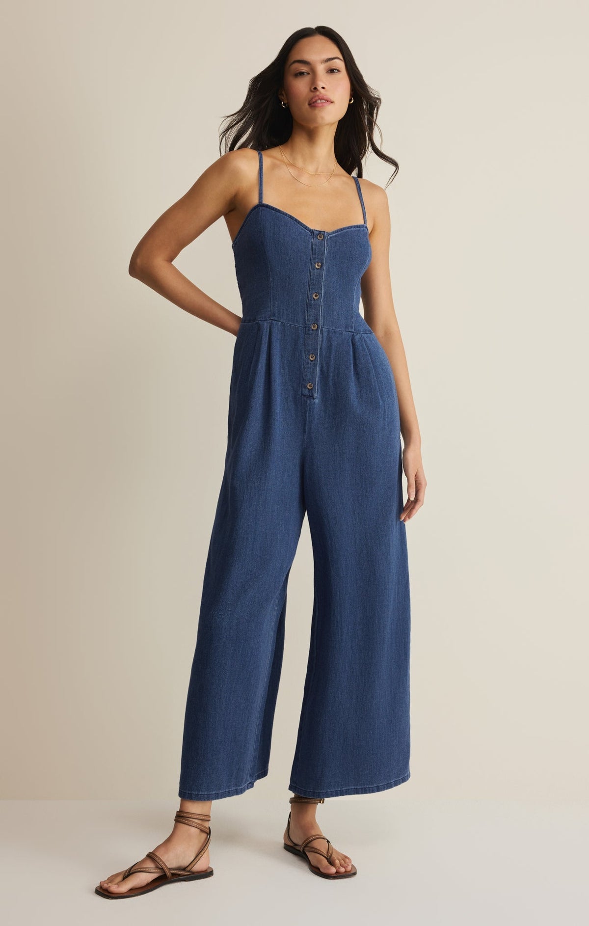 Angel Eyes Twill Jumpsuit