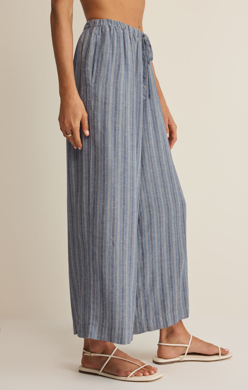 The Perfect Striped Linen Pant