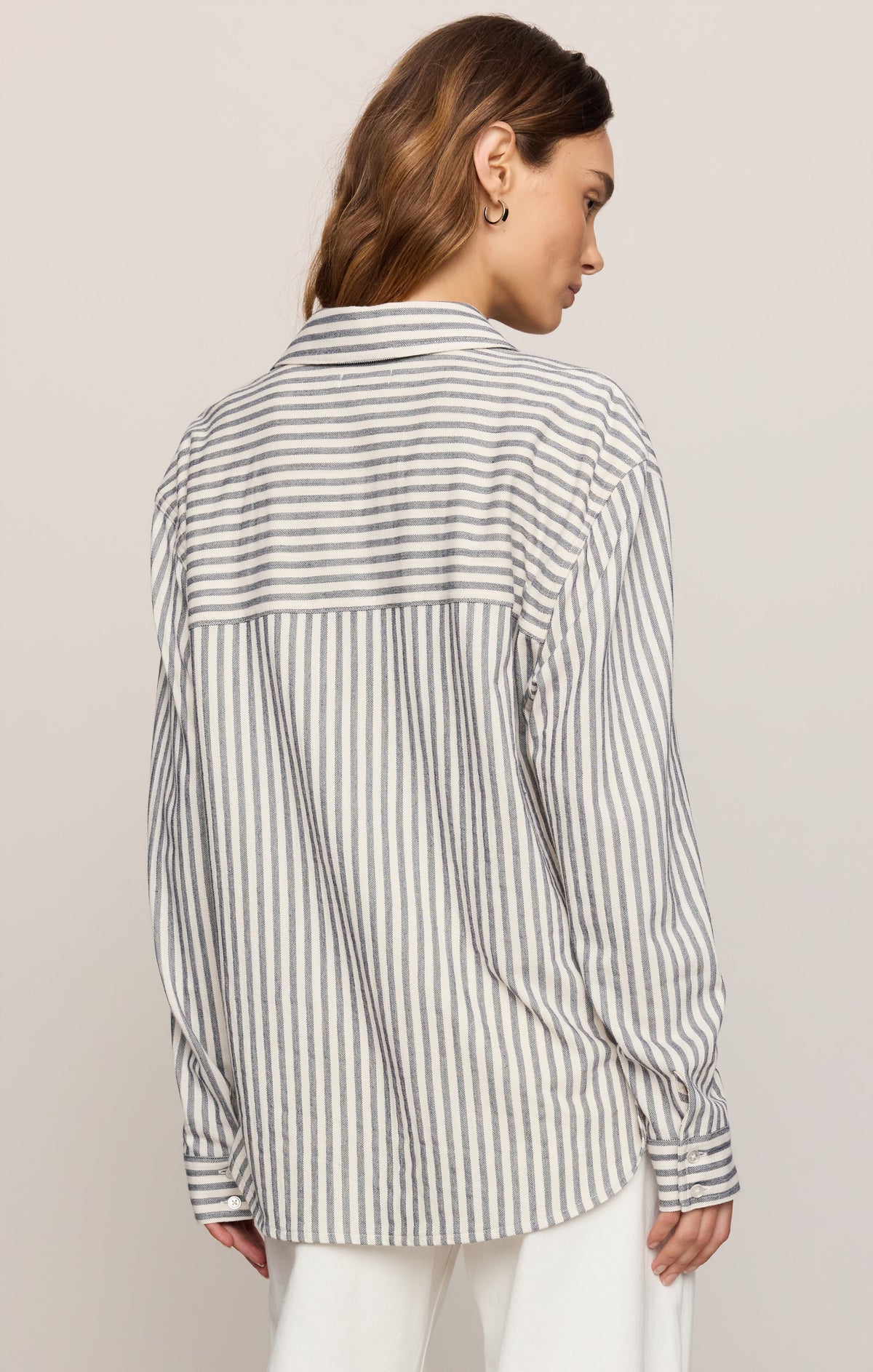 Reese Button Up Stripe Top