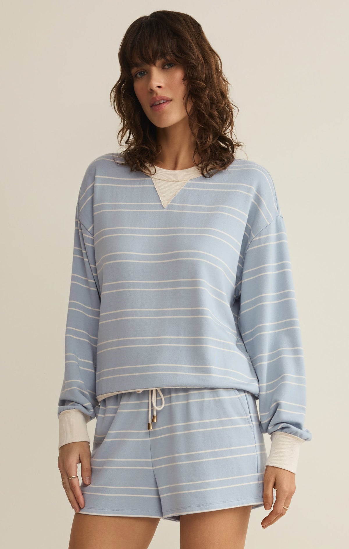 Stand Out Striped Modal Sweatshirt
