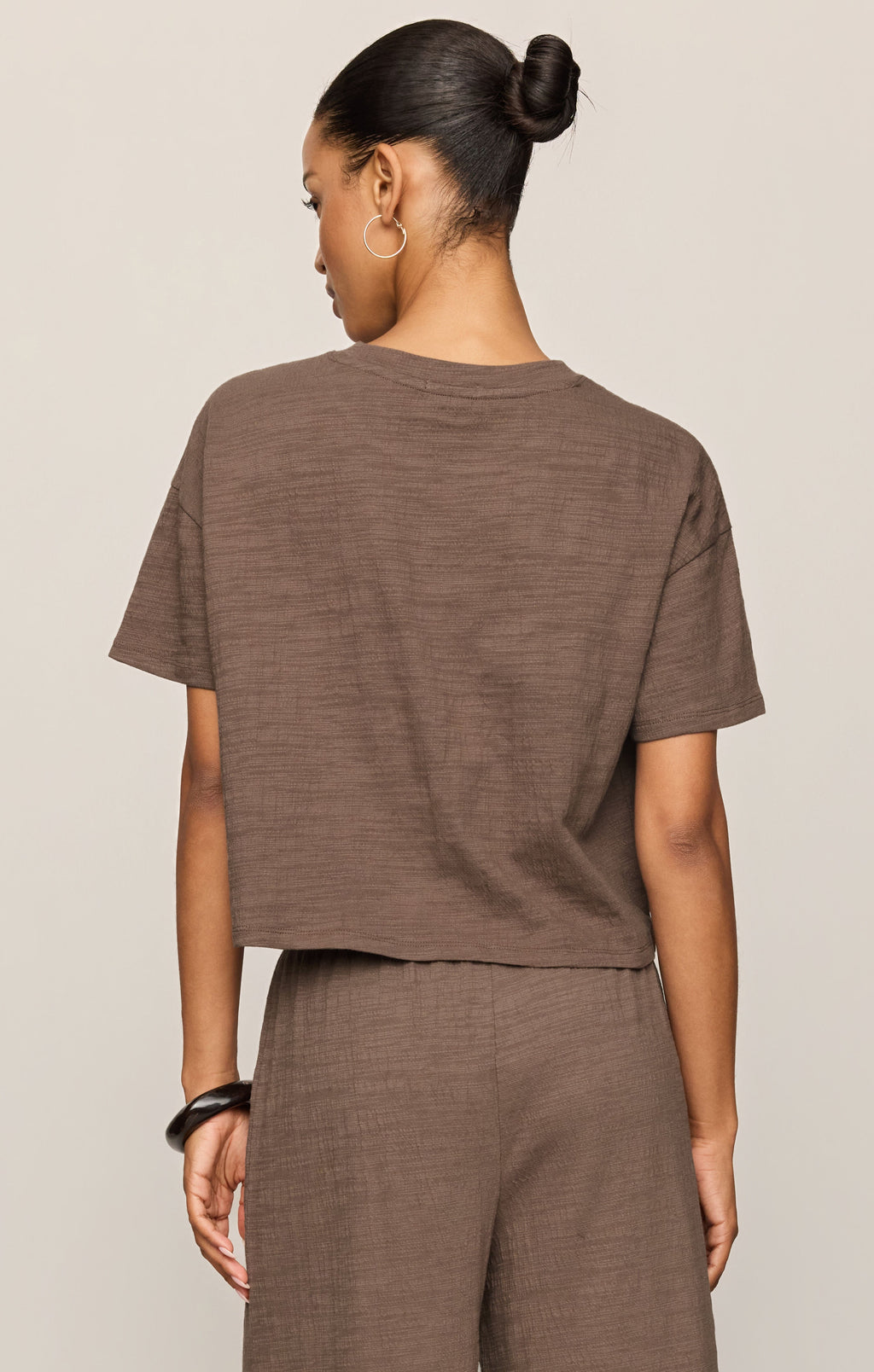 Sway Textured Cropped Tee