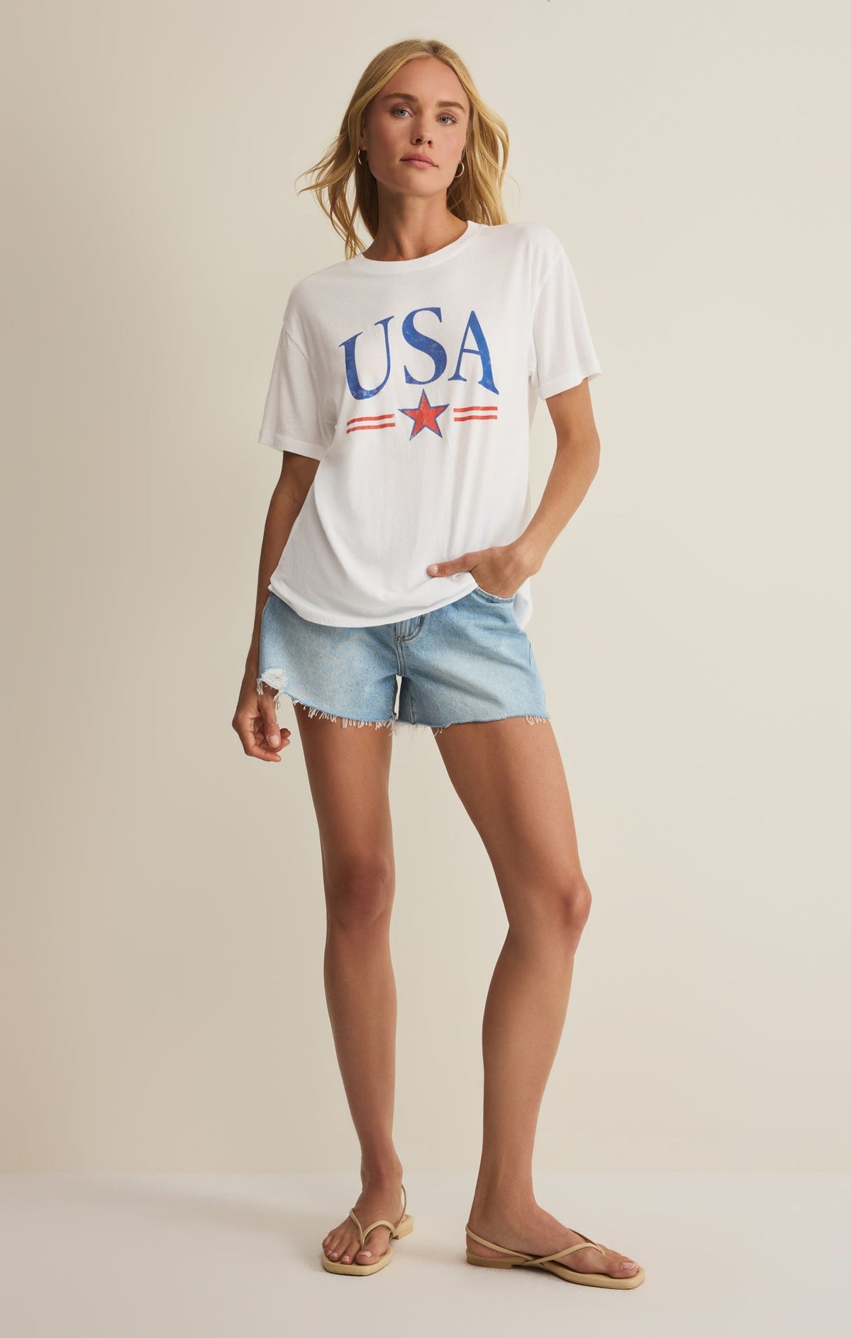 USA Star Boyfriend Tee