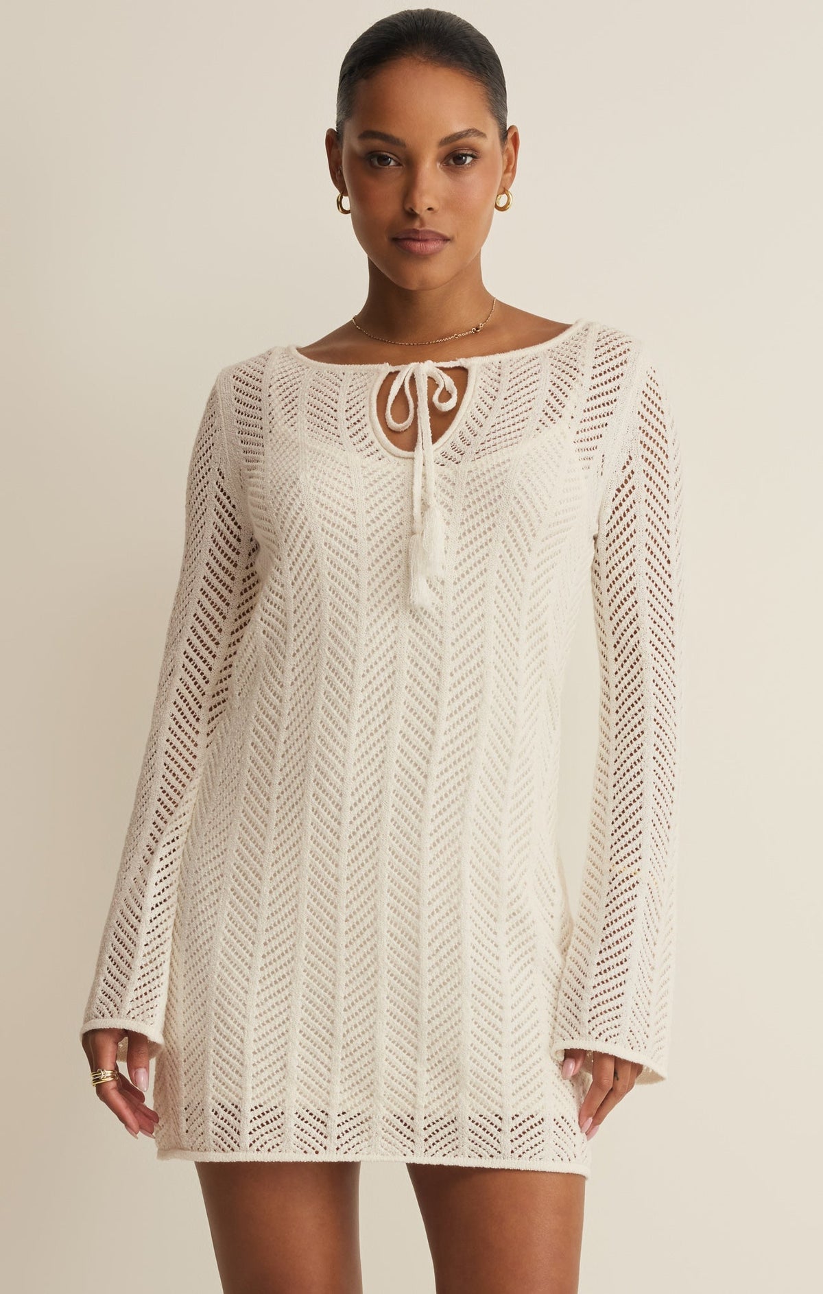 Falling Waters Crochet Dress