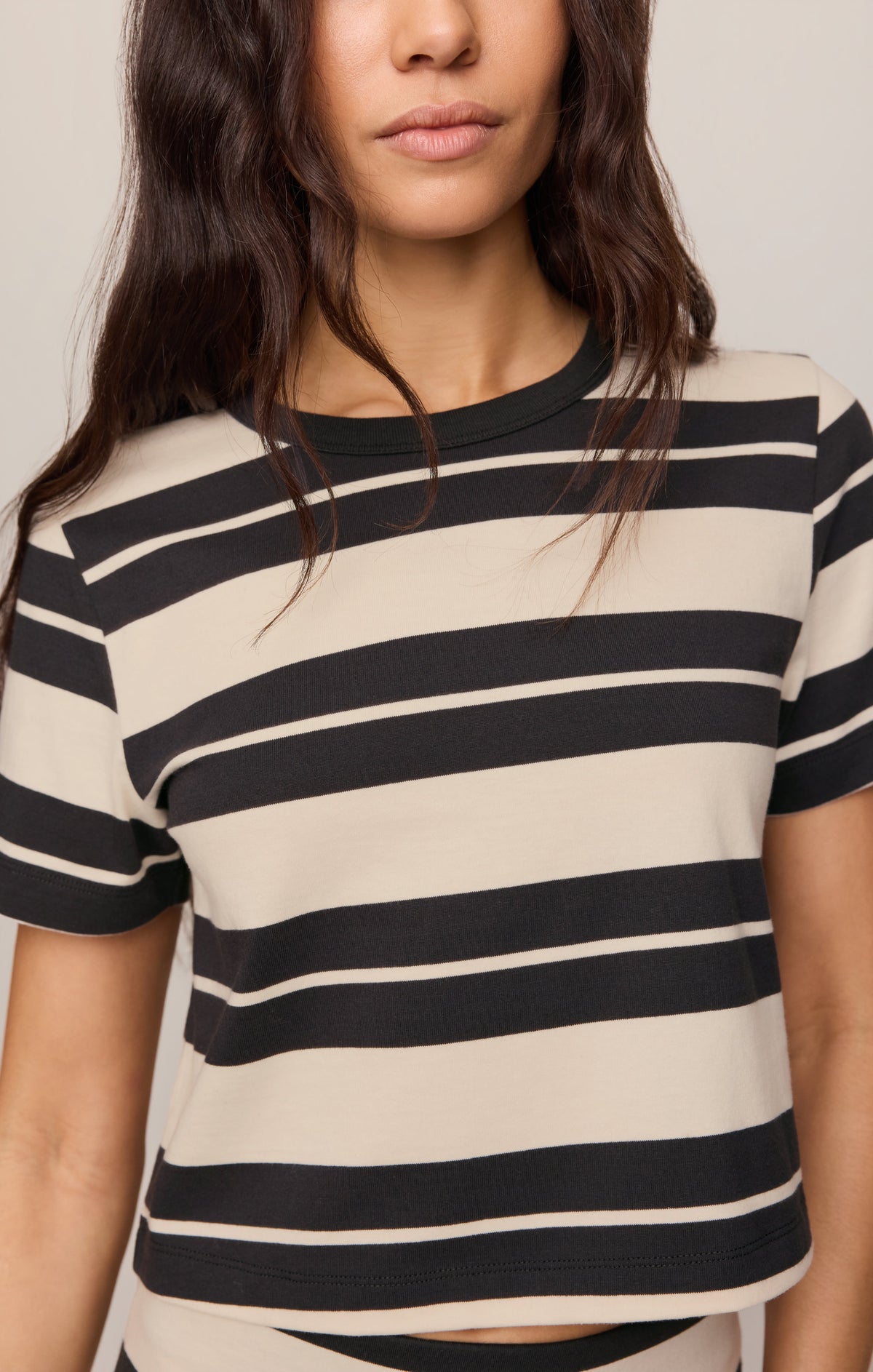 Gail Striped Midi Skirt