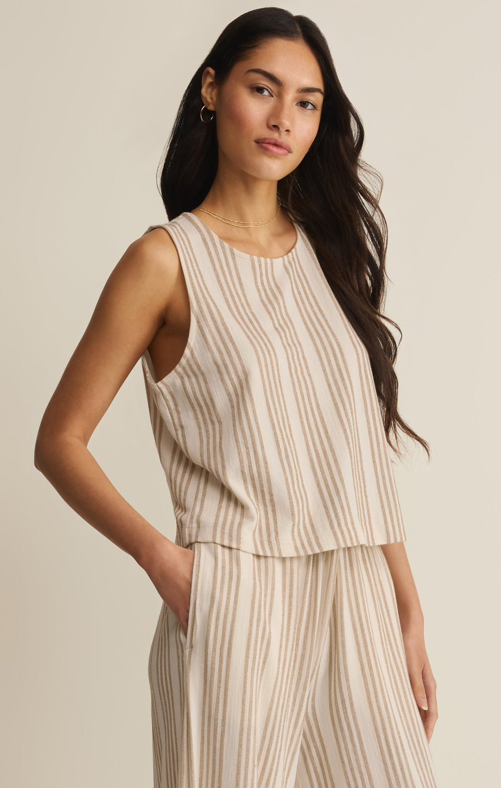 Sloane Knit Striped Tank Top