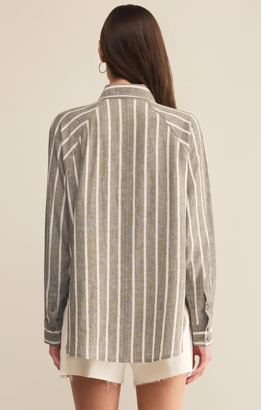 The Perfect Linen Striped Top