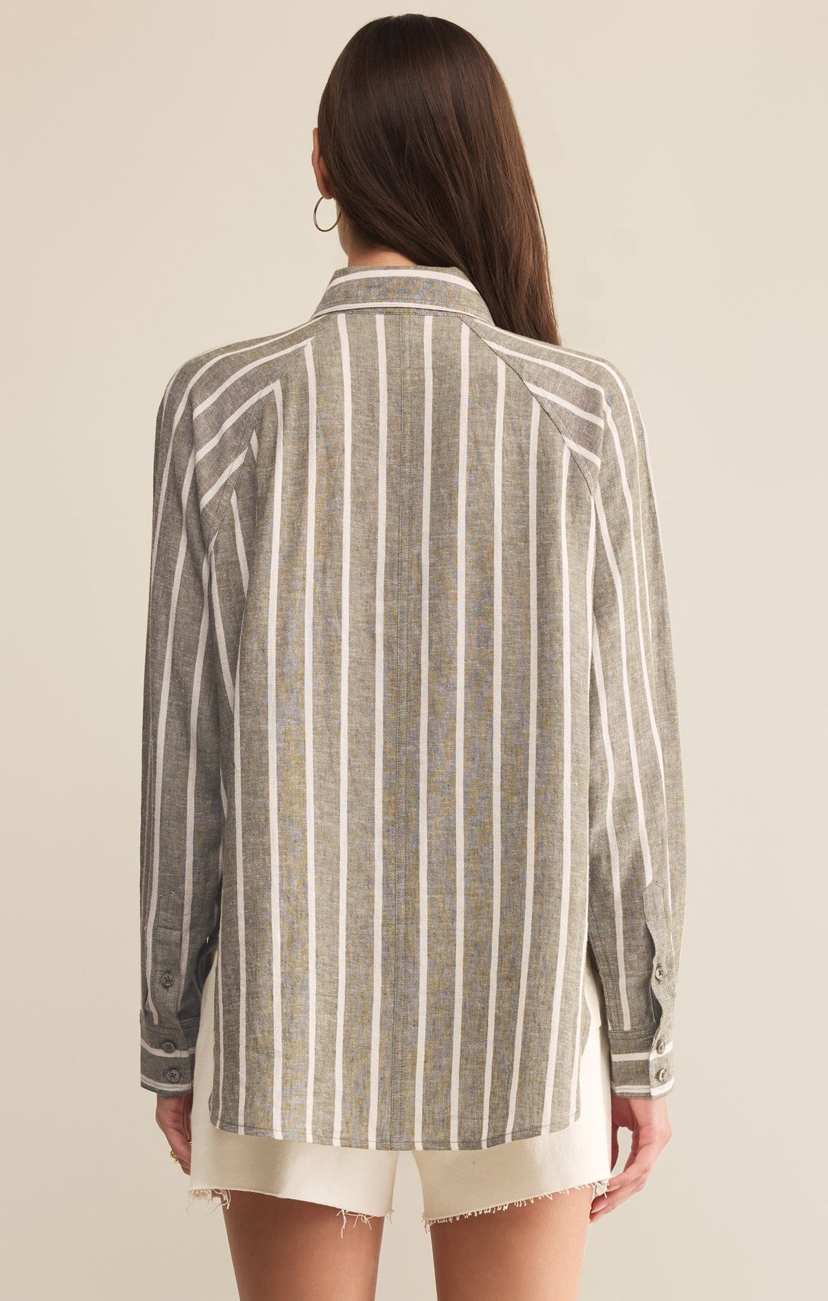 The Perfect Linen Striped Top