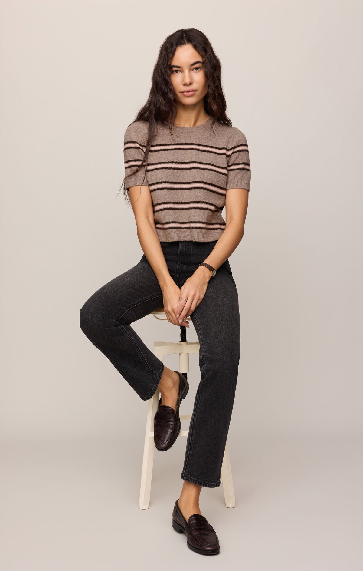 Gatewood Stripe Sweater Tee
