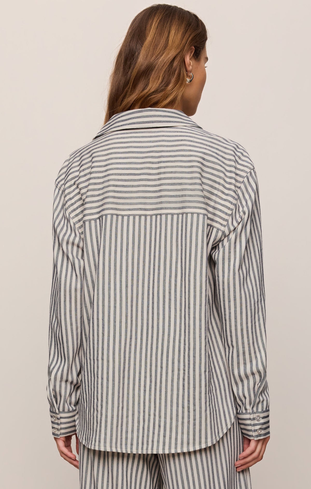 Reese Button Up Stripe Top
