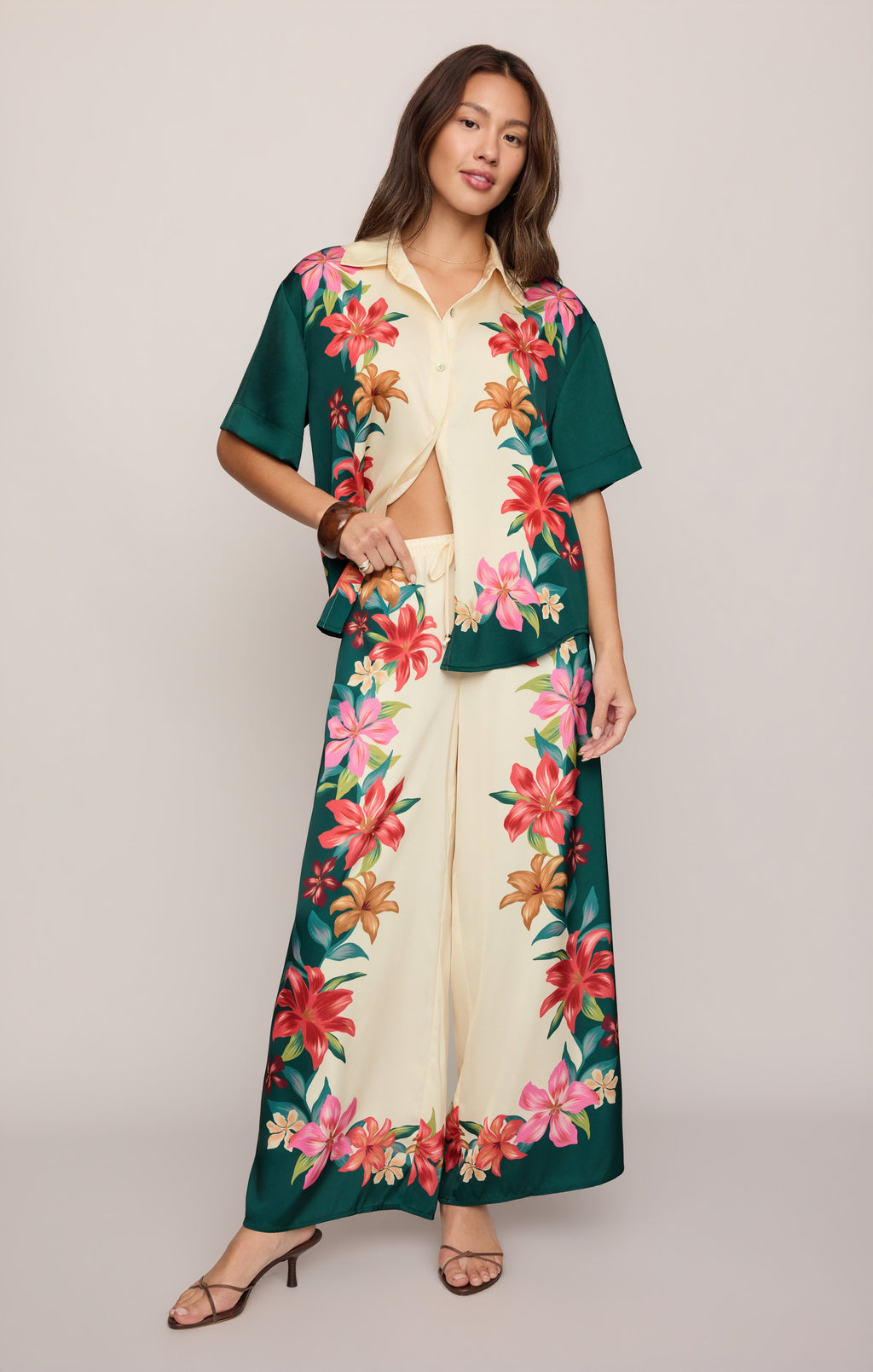 Lani Floral Button Up