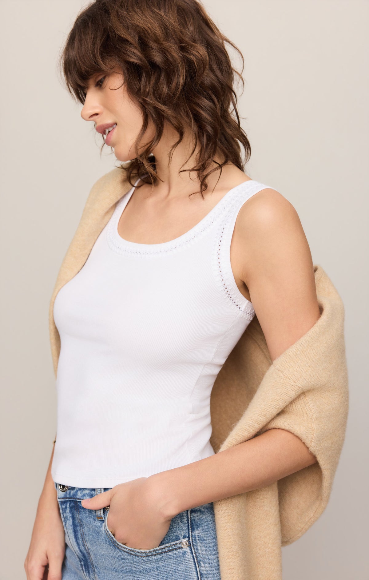 Larkin Whipstitch Tank