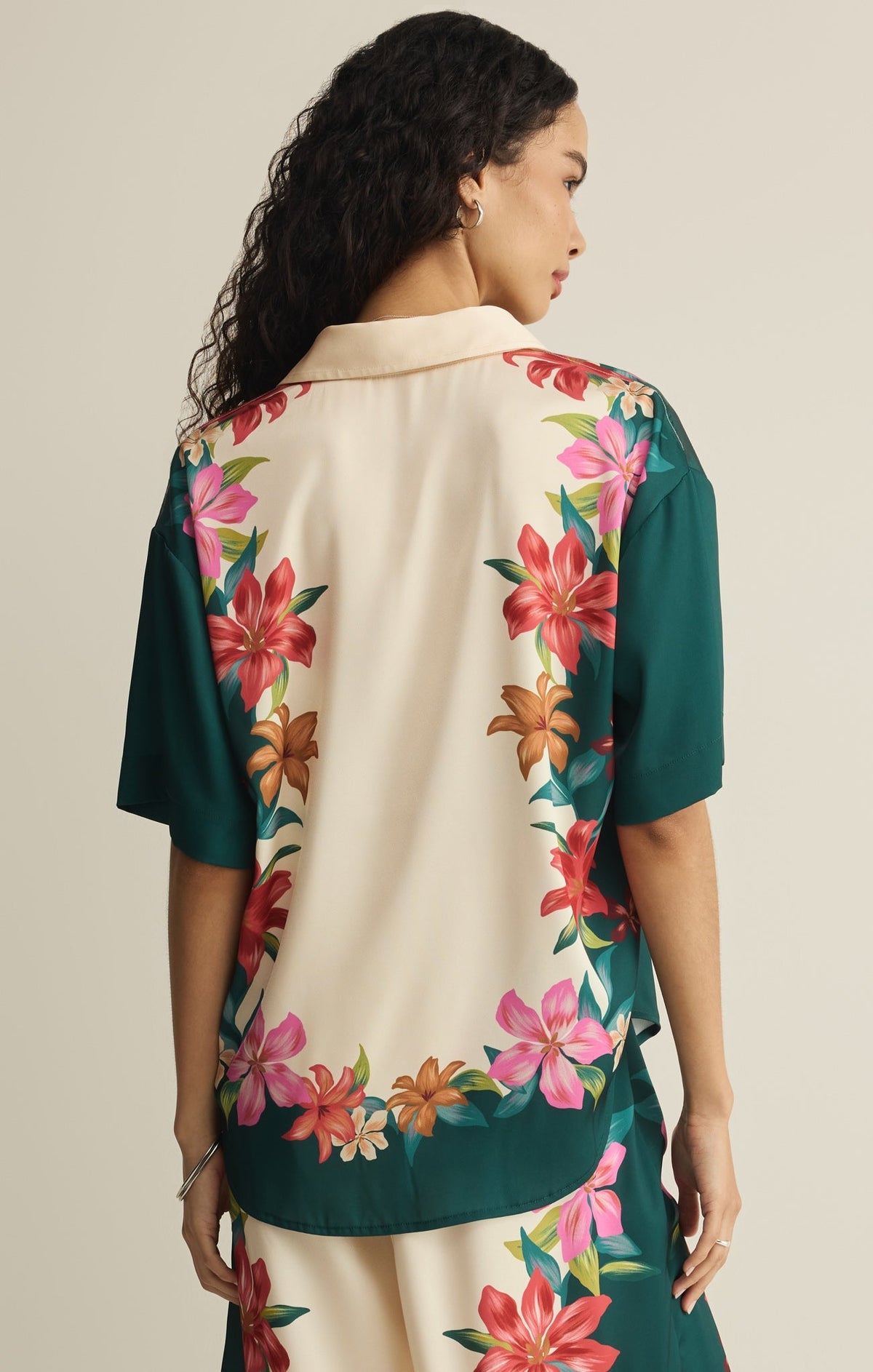 Lani Floral Button Up