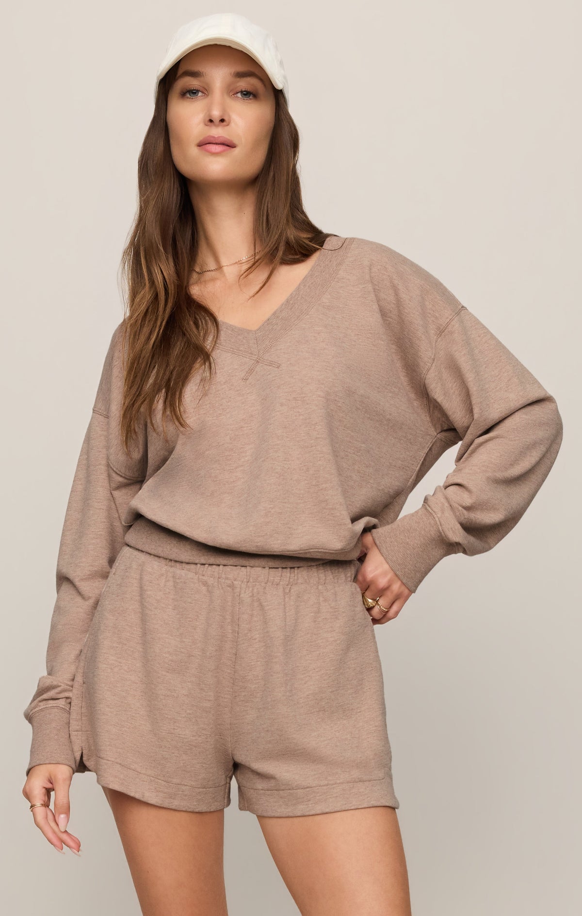 Everyday French Terry V-Neck