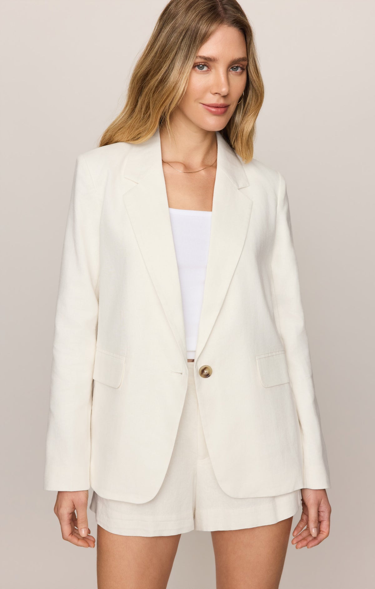 Evan Linen Blazer