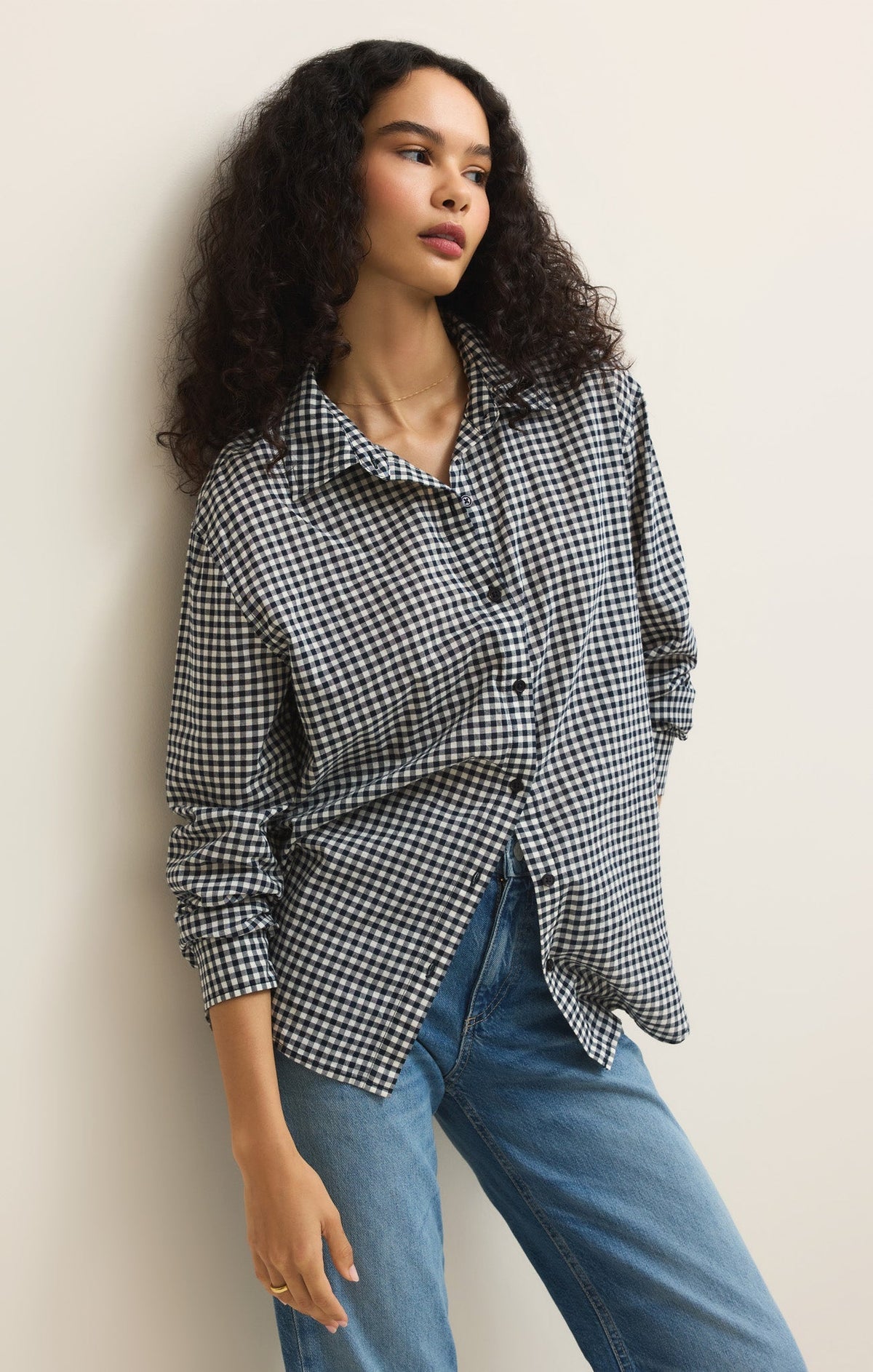 Seaport Gingham Button Up