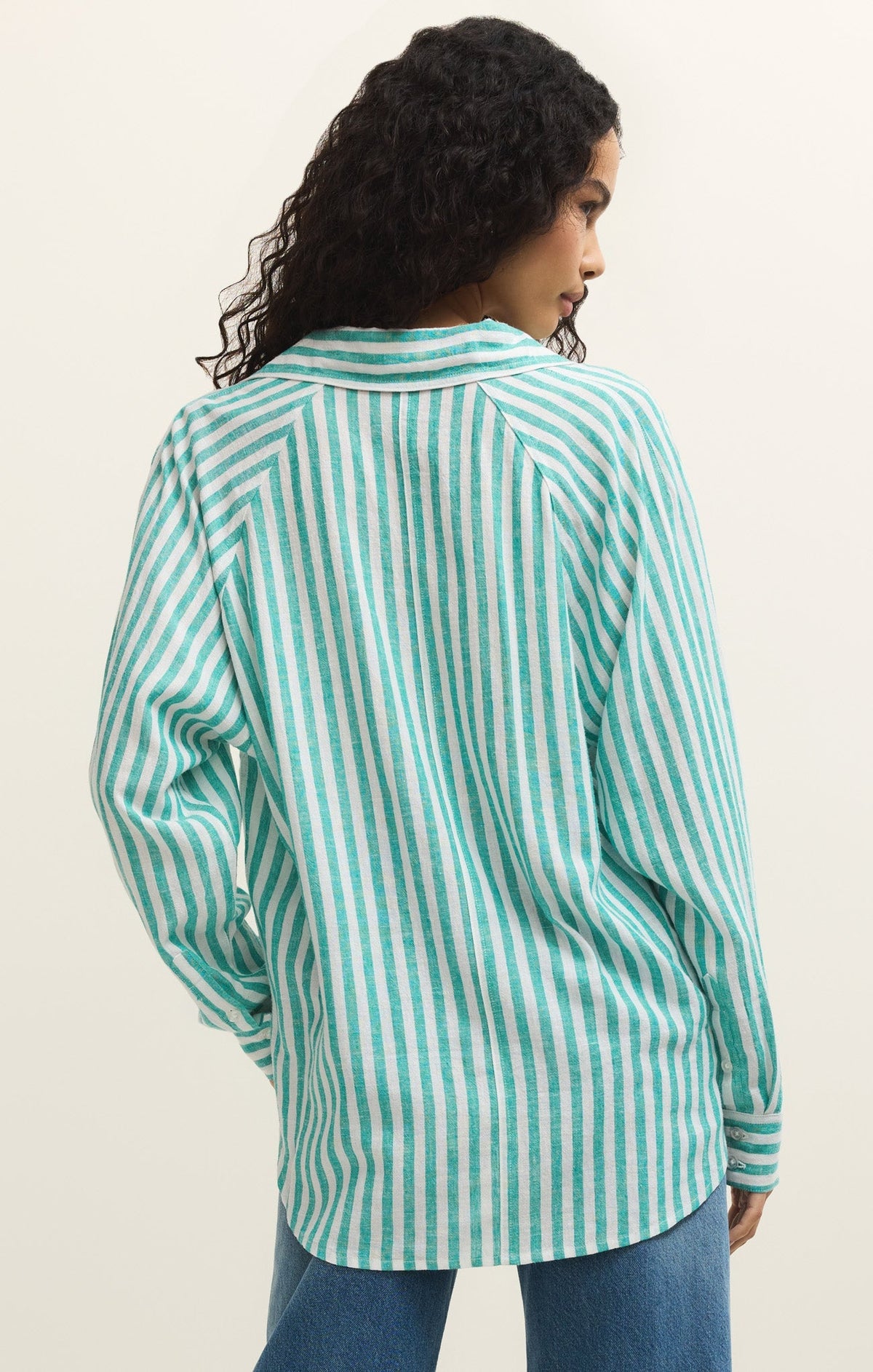 The Perfect Linen Striped Top