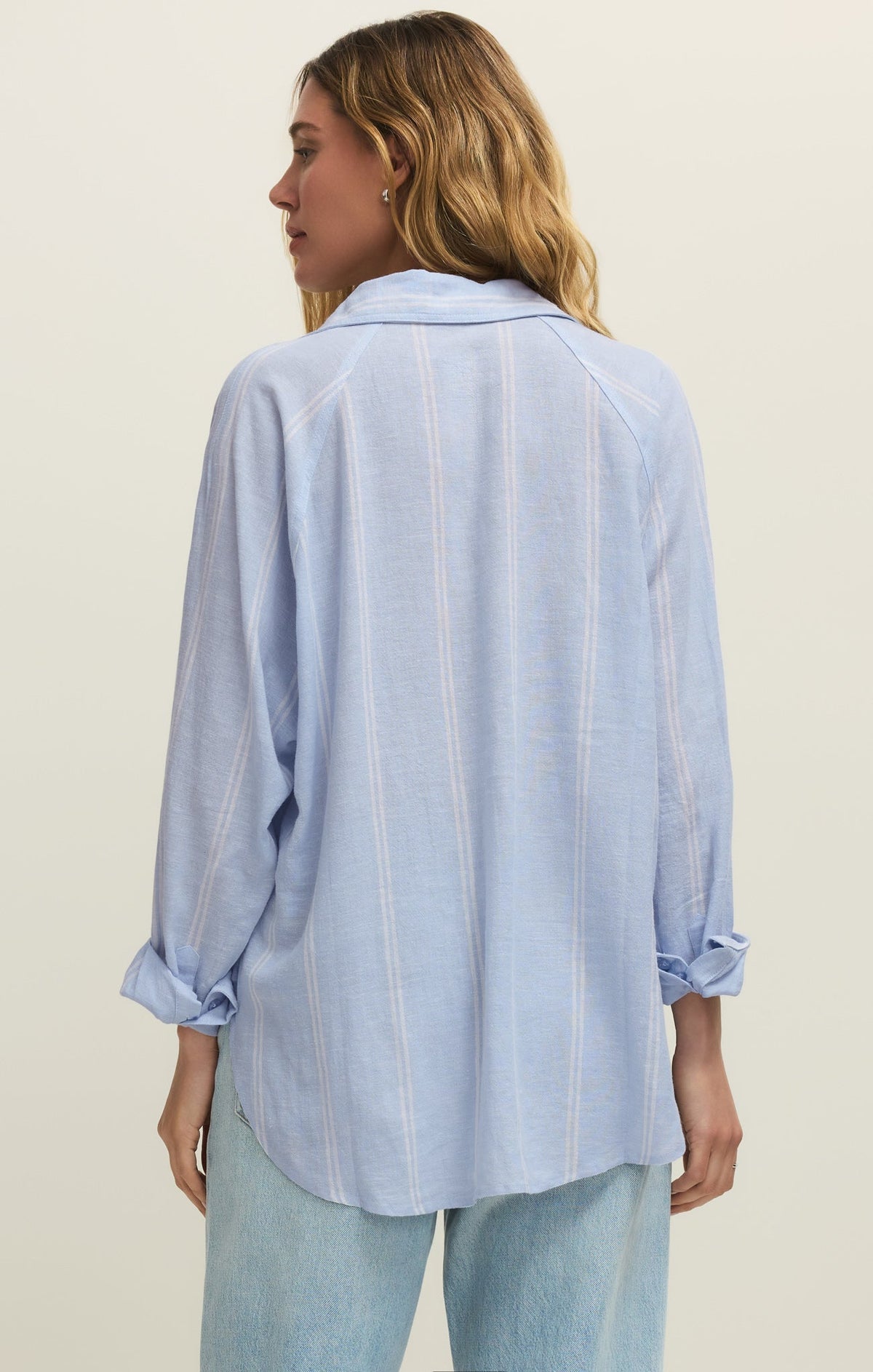 The Perfect Linen Striped Top