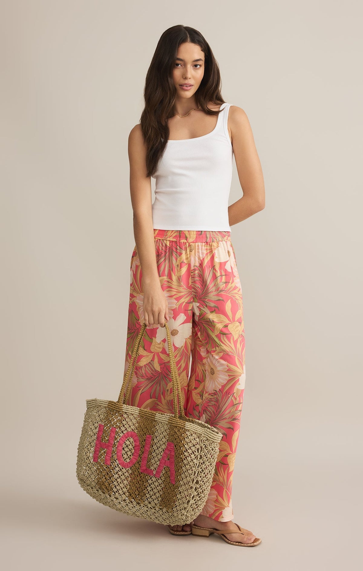 Woven Jute Tote Bag