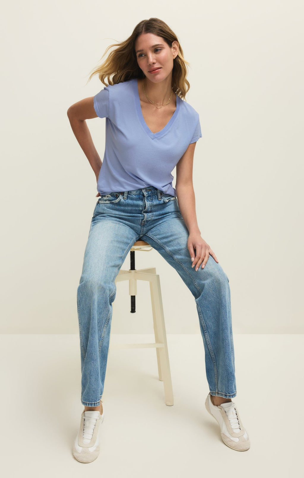 Modern Jersey V-Neck Tee