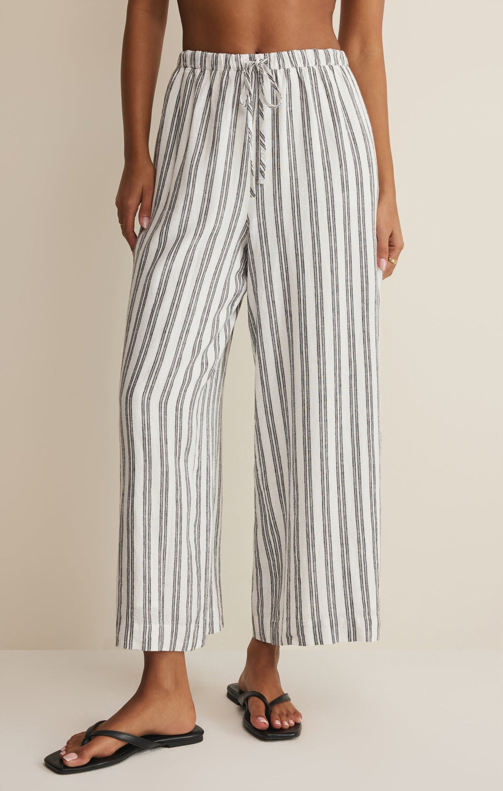 The Perfect Striped Linen Pant