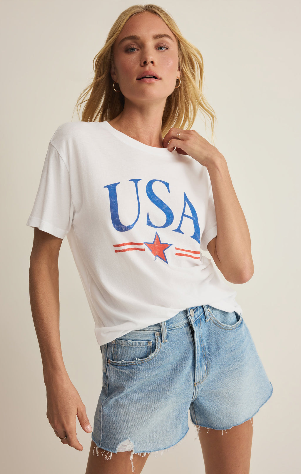 USA Star Boyfriend Tee